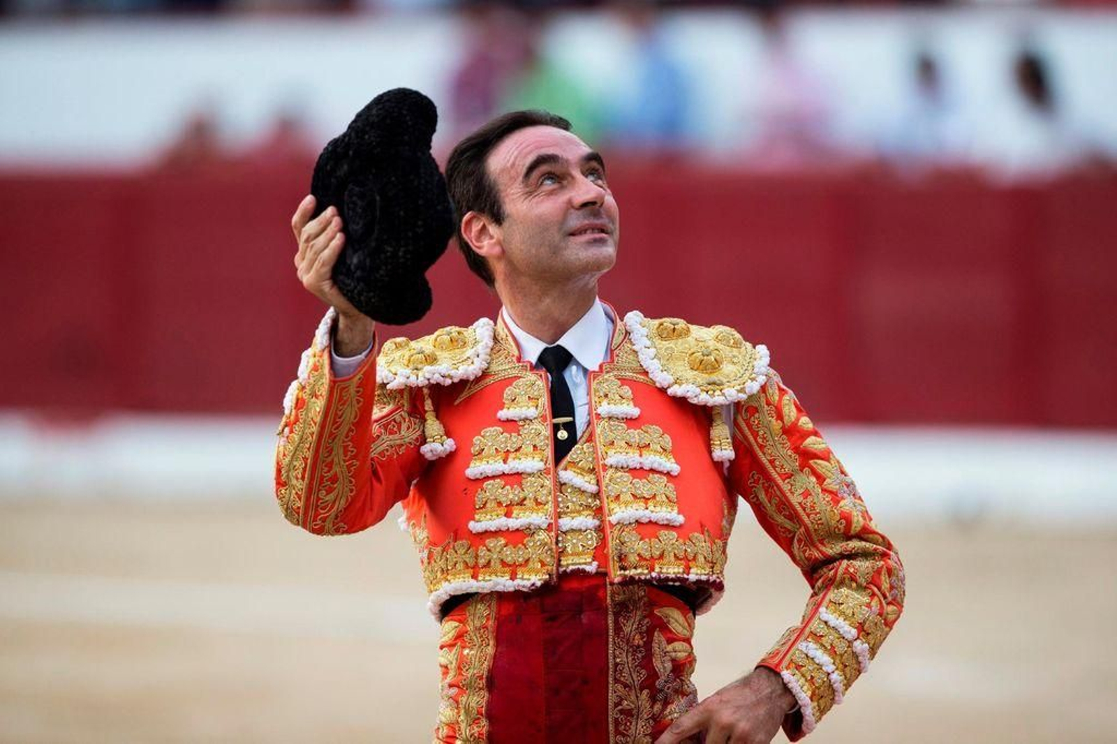 El torero, Enroque Ponce, durante una corrida taurina.