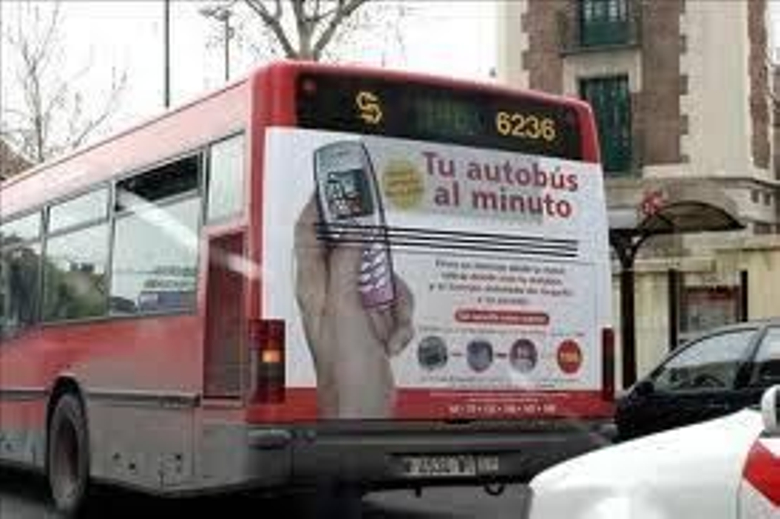 En la imagen, un autobús urbano en Madrid.
