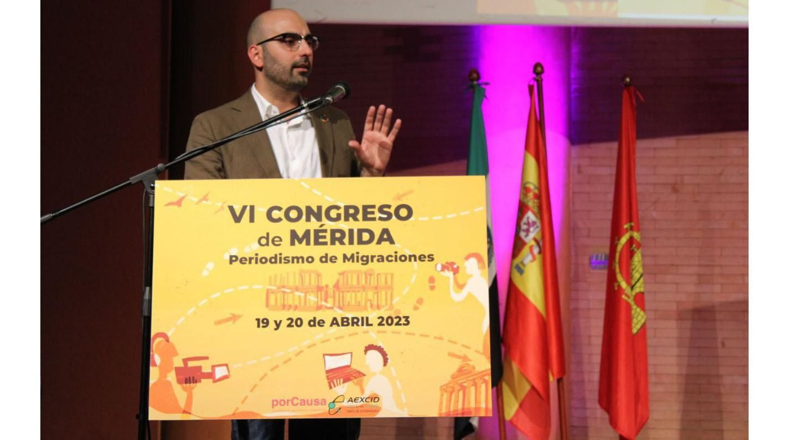 El director de la Agencia Extremeña de Cooperación Internacional para el Desarrollo (AEXCID), José Ángel Calle Suárez