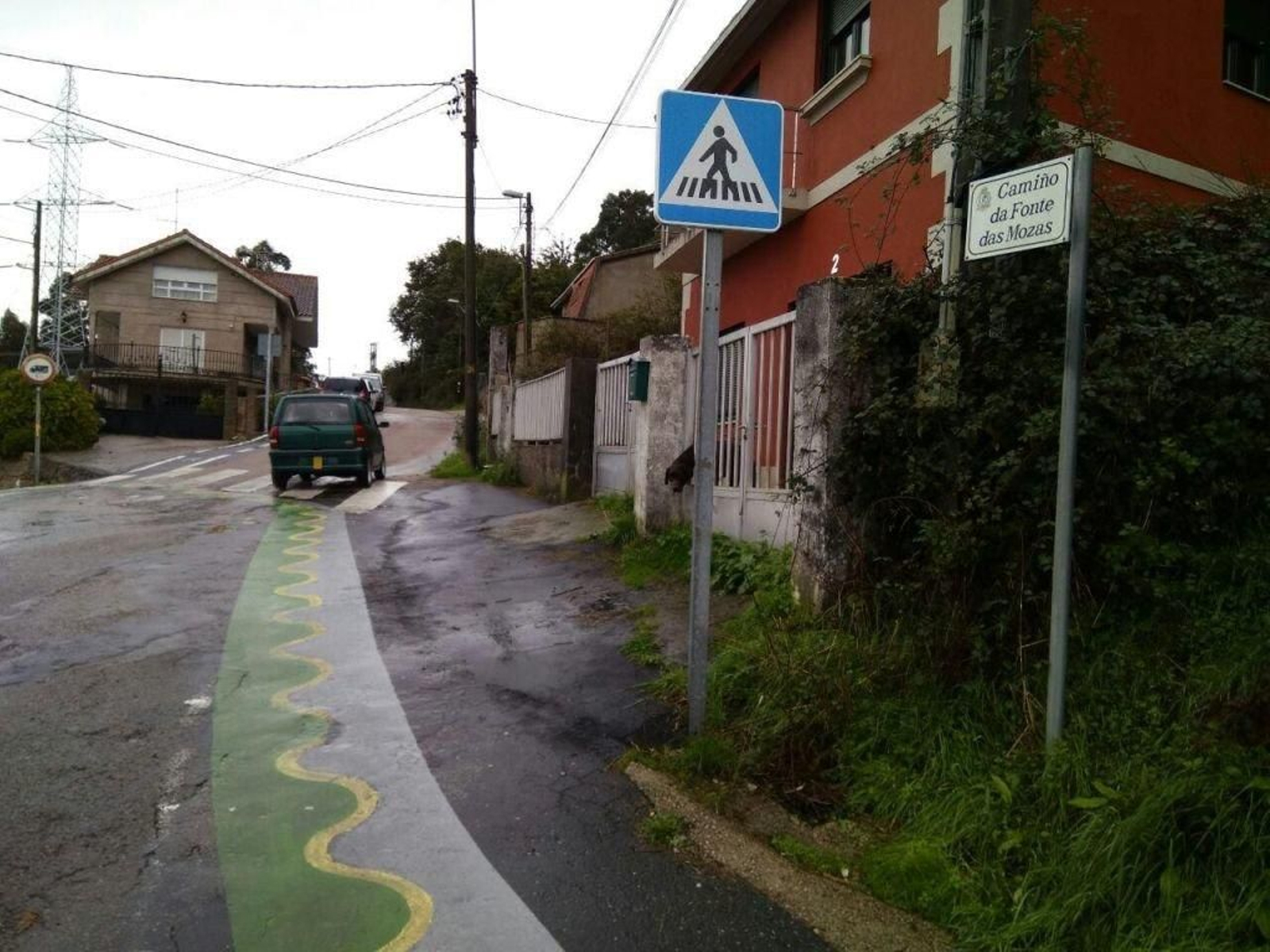 La zona conocida como A Fonte das Mozas, donde apareció una persona muerta.