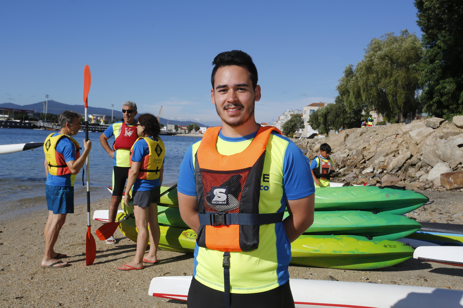 La jornada de entrenamiento especial de la mano de +Deporte Atlántico y el club de piragüismo Kayak Vigo