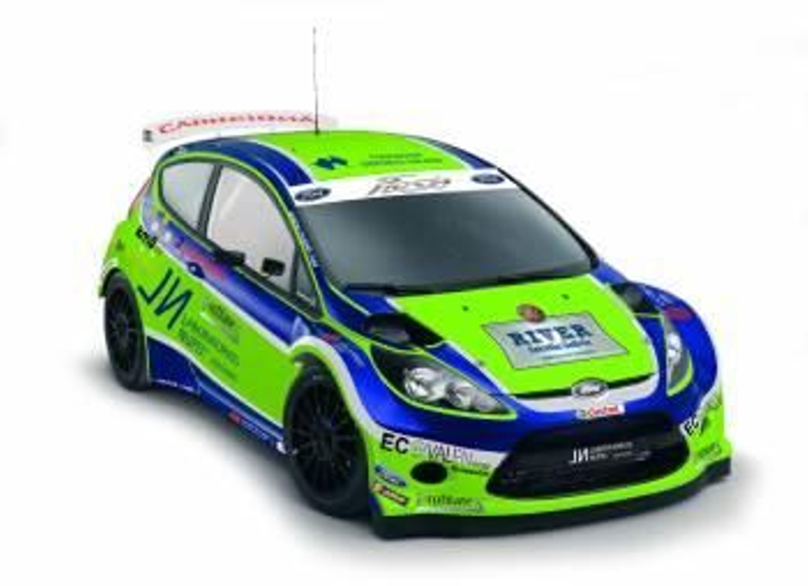 El Ford Fiesta S2000 con el que competirá Sergio Vallejo en 2010, en el Nacional de rallies.