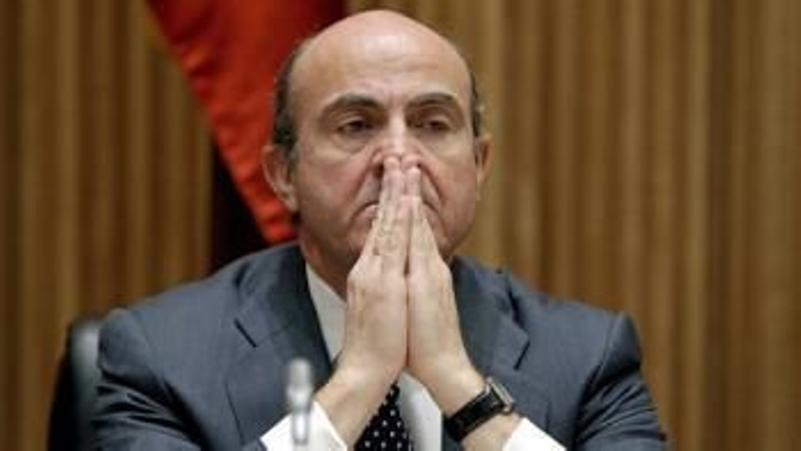 El ministro español de Economía y Competitividad, Luis de Guindos