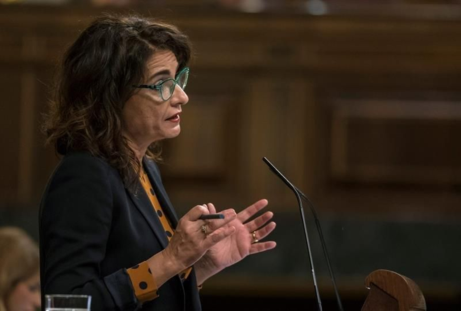 La Ministra de Hacienda María Jesús Montero