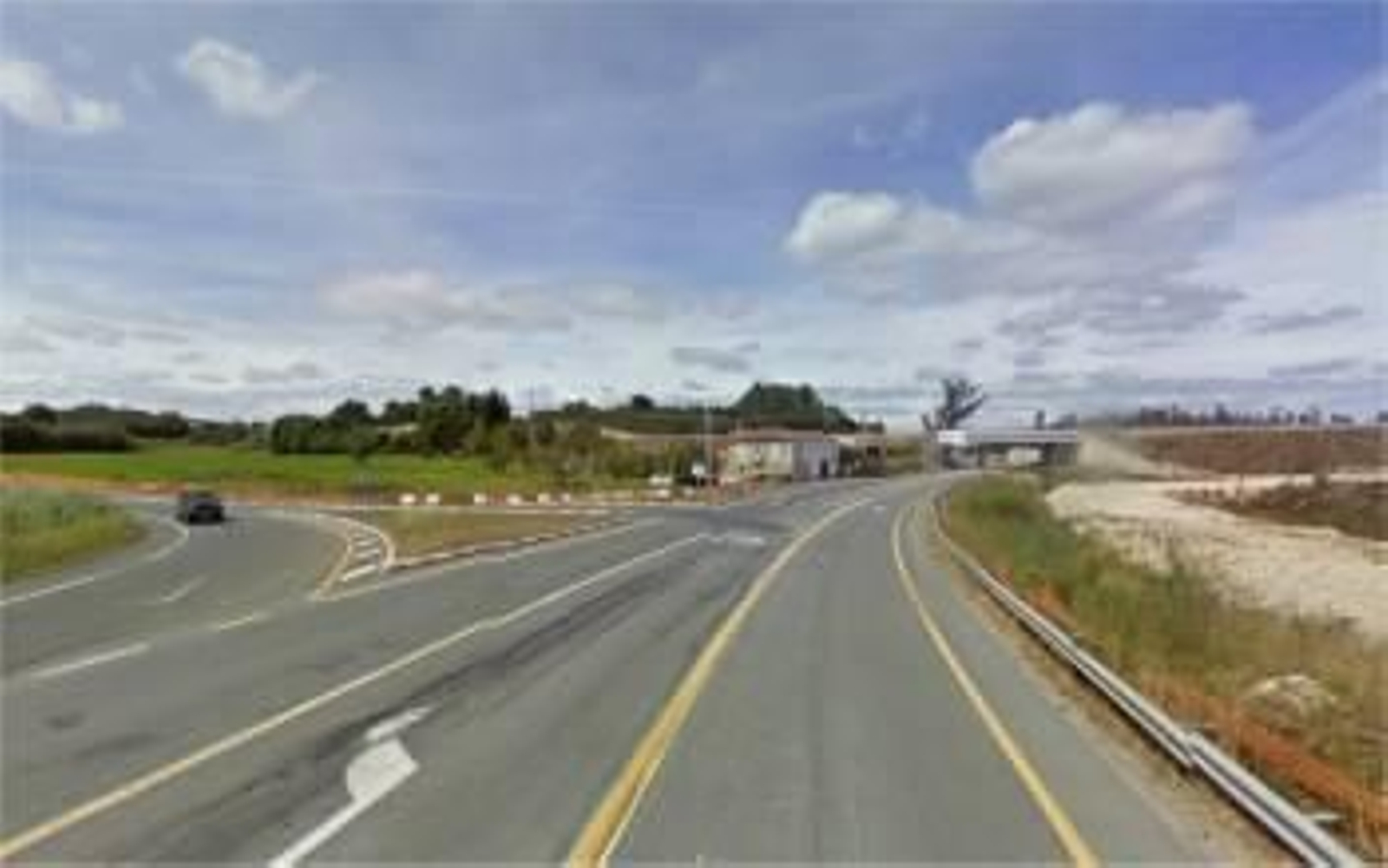 Cruce de Chapa, en donde fue detenida la pareja de delincuentes. (Foto: G.M.)