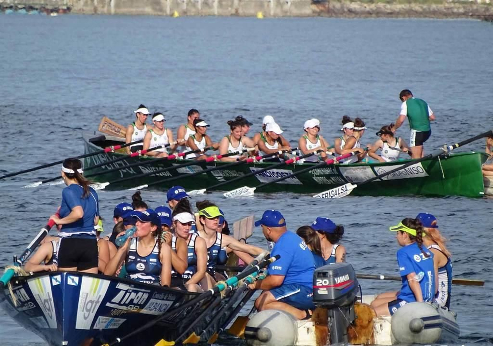 Por primeira vez na historia da Liga Galega coincidirán na competición catro embarcación moañesas.