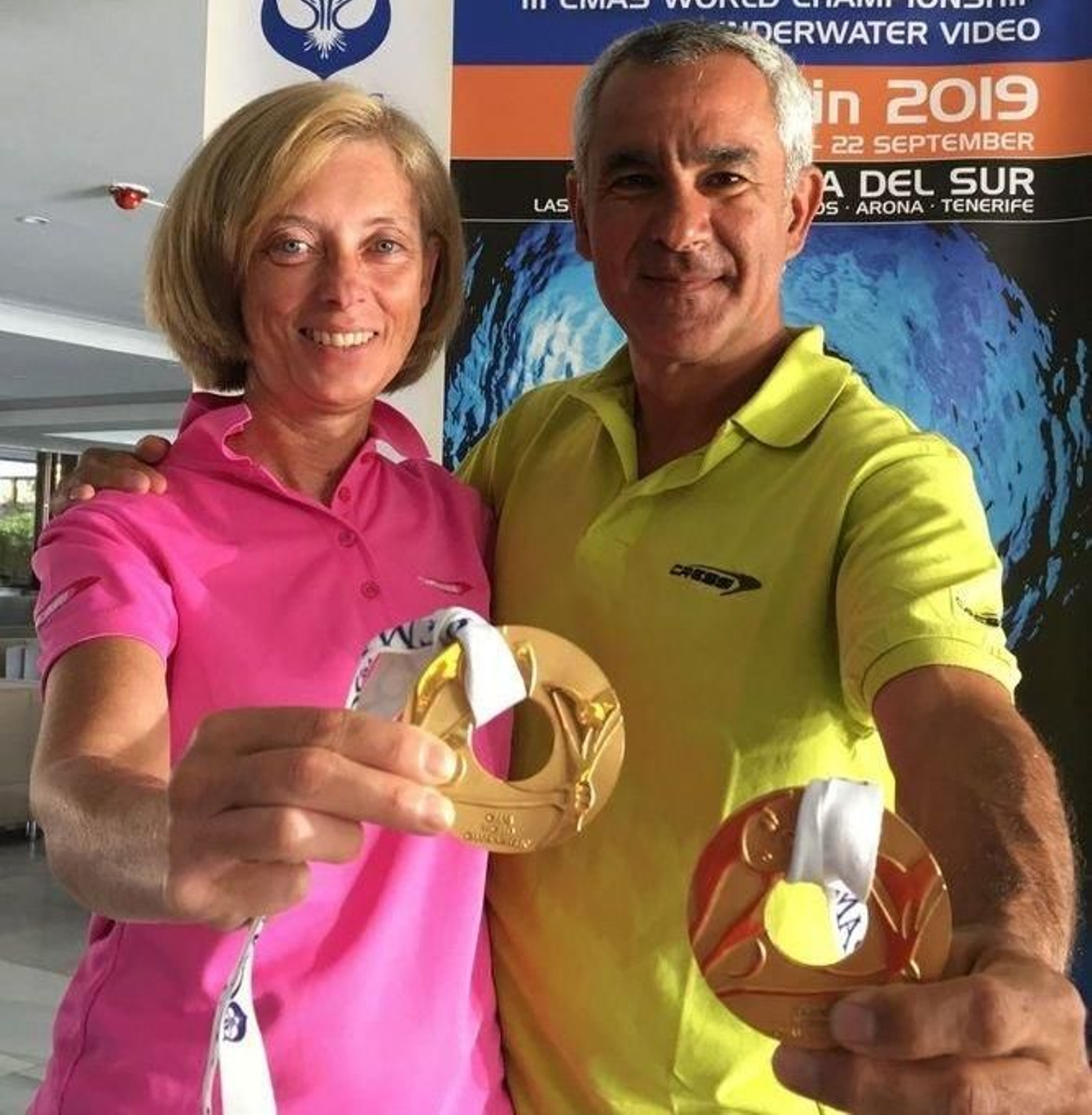 Pilar Barros y Jorge Candán forman el equipo ganador.