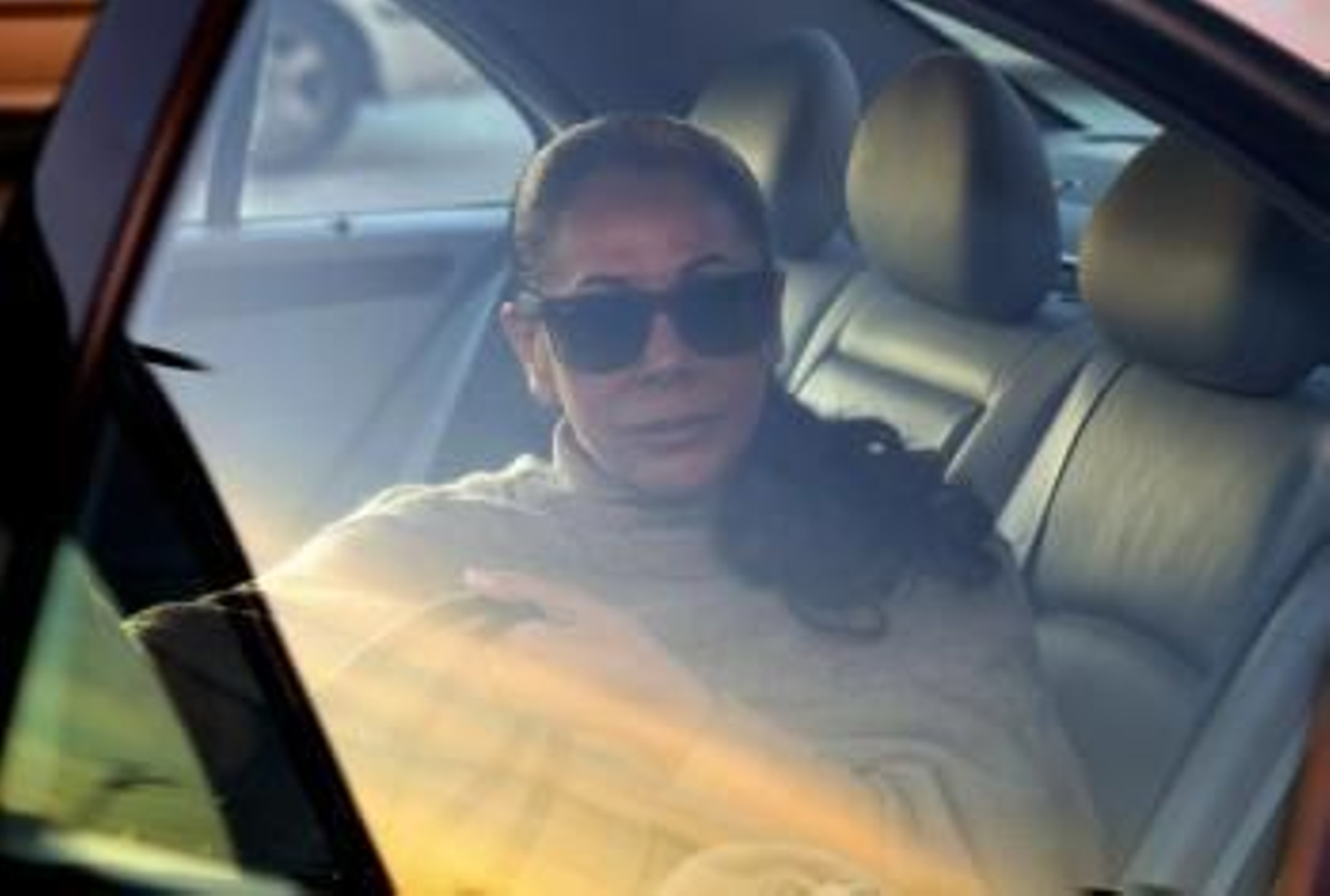 La tonadillera Isabel Pantoja, a su llegada de la Audiencia de Málaga