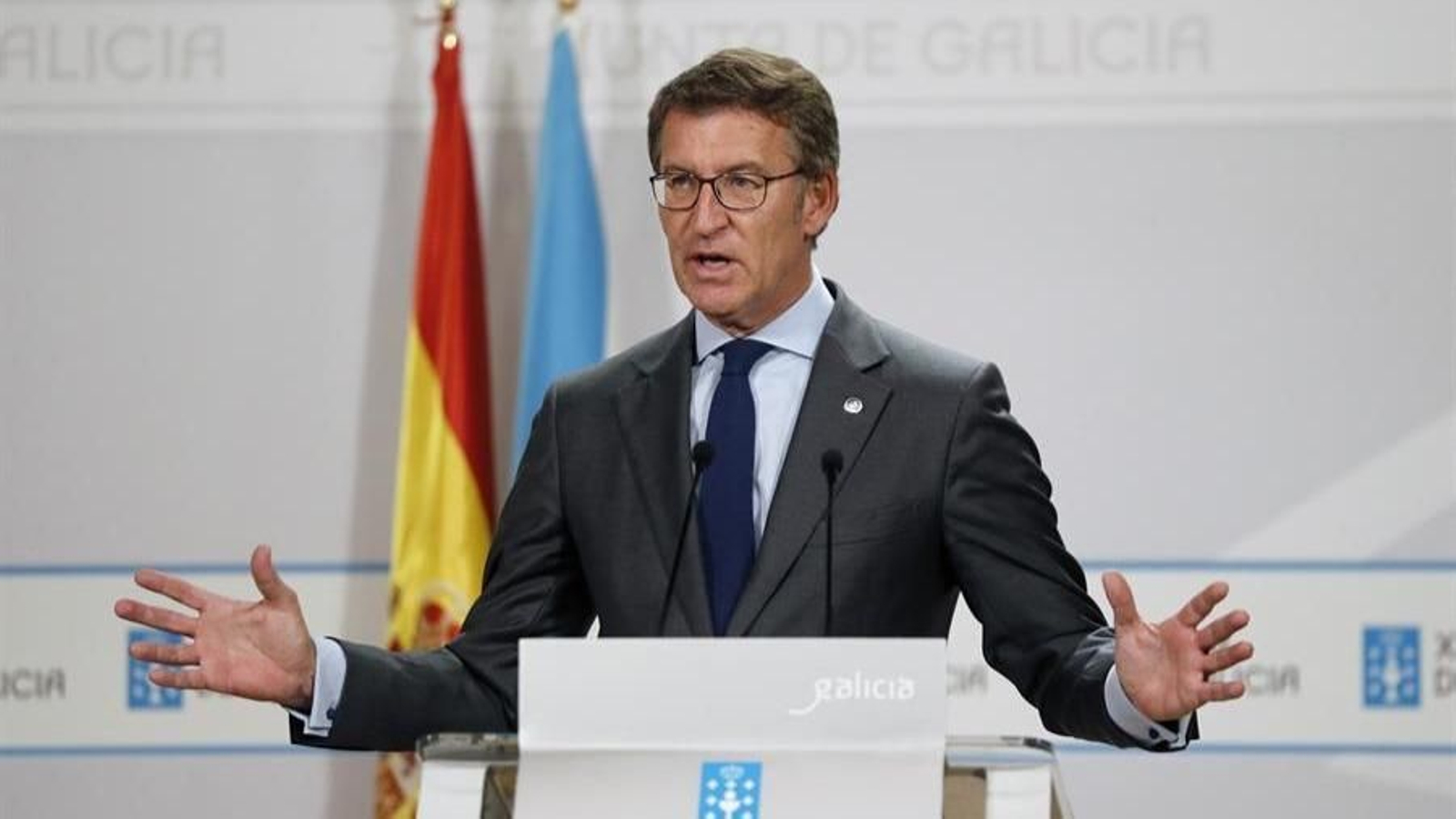 Rueda de prensa de Feijóo tras el consello de la Xunta