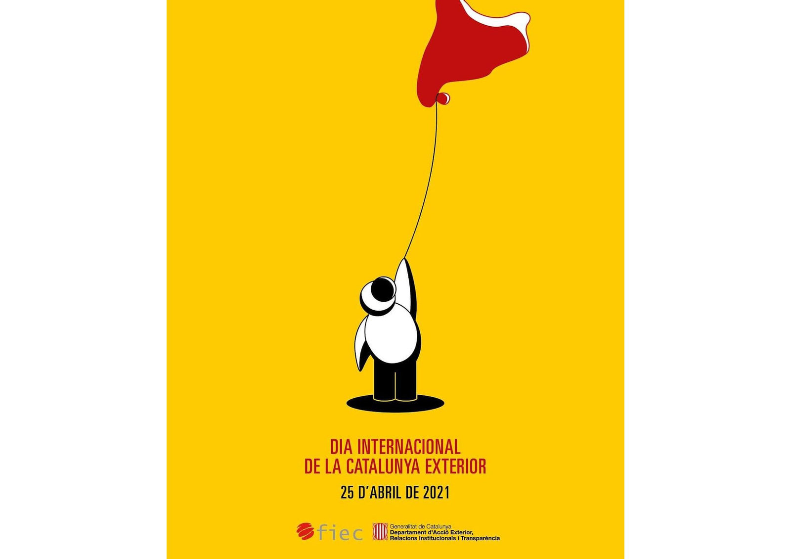 Cartel del Día Internacional de la Catalunya Exterior 2021