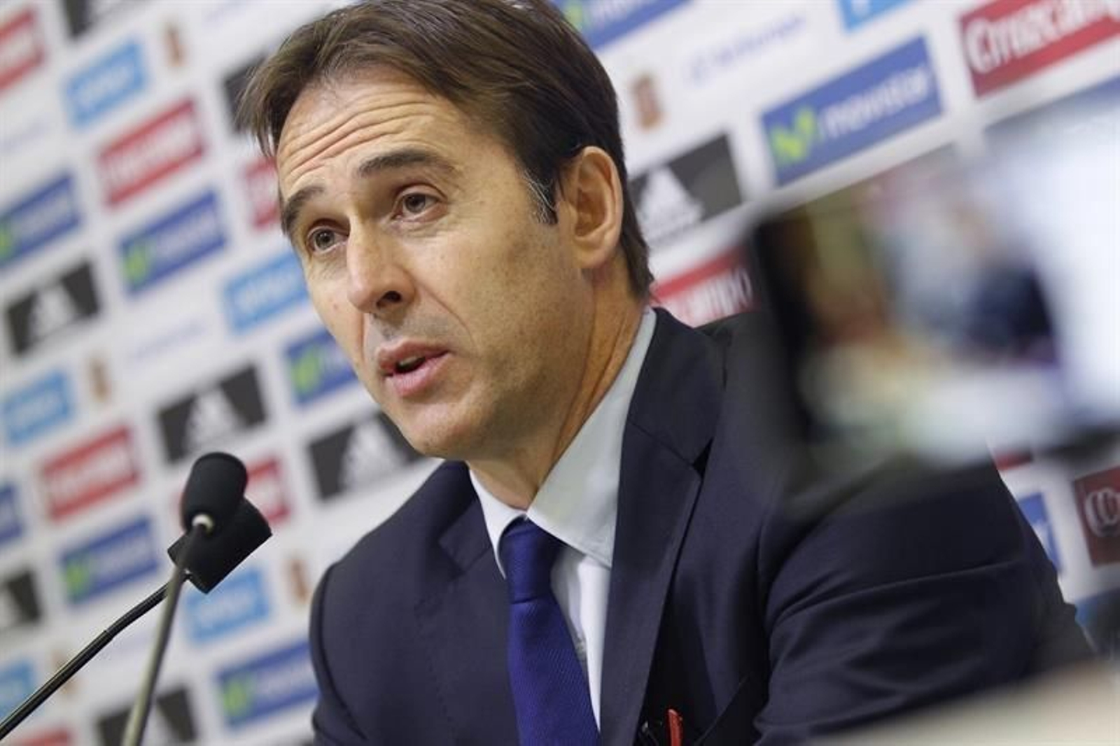 El seleccionador nacional de fútbo, Julen Lopetegui