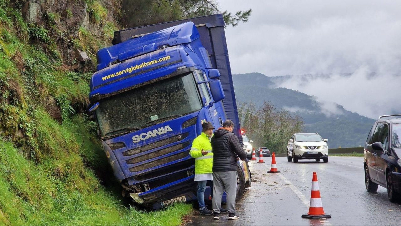 Accidente en la N-552. // J.V. Landín
