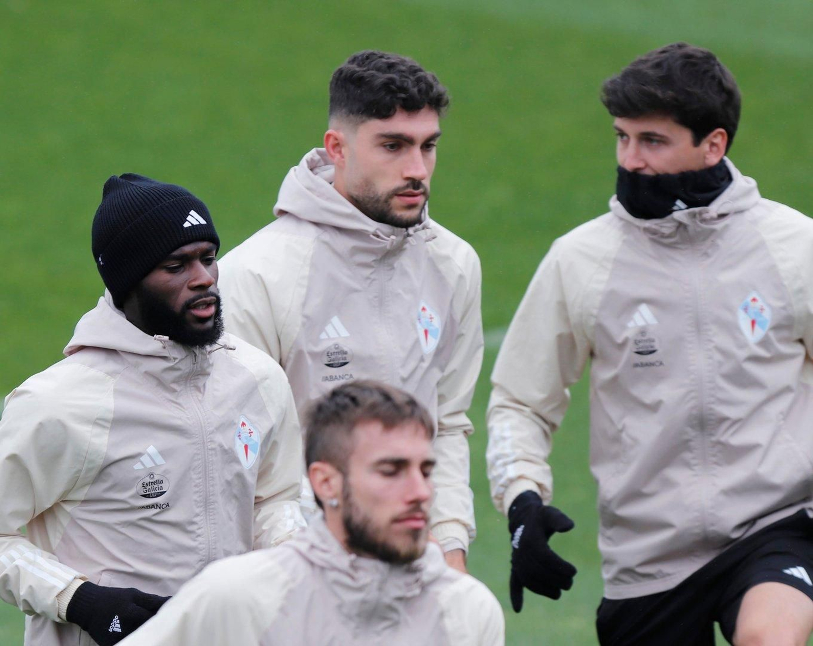 Entrenamiento del Celta en Mos.