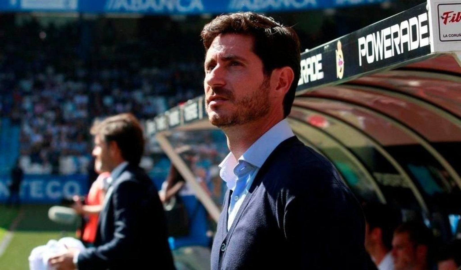 Víctor Sánchez del Amo fue sustituido en el banquillo del Málaga por Sergio Pellicer