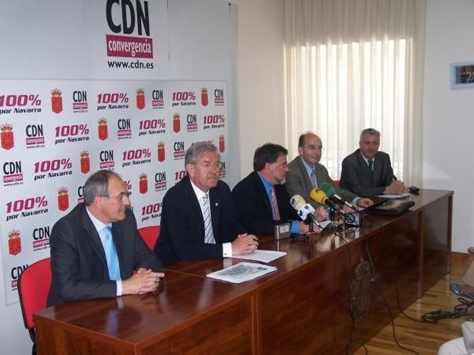 Reunión informativa de la Convergencia de Demócratas de Navarra.