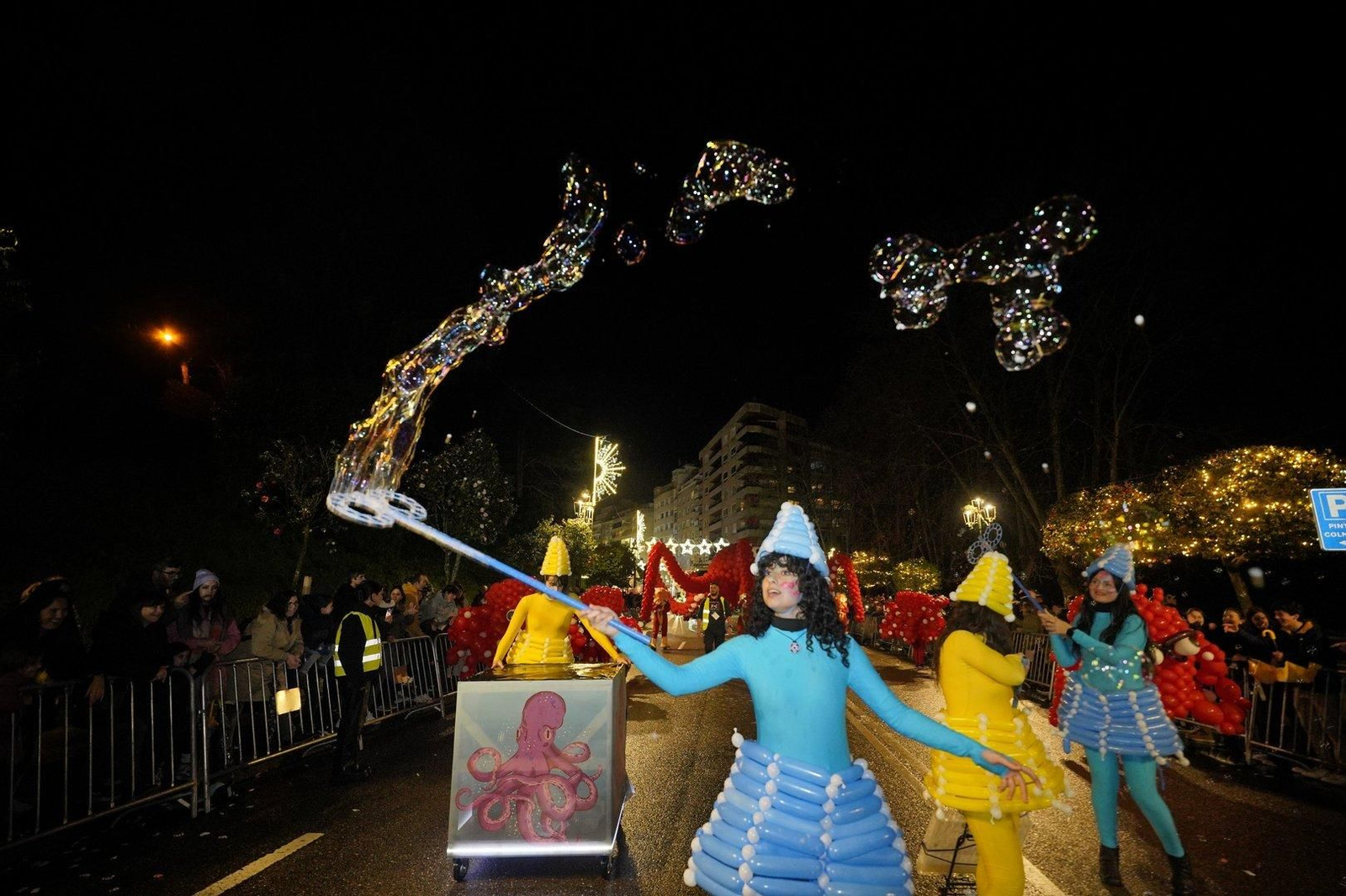 La Cabalgata de los Reyes en Vigo 2024.
