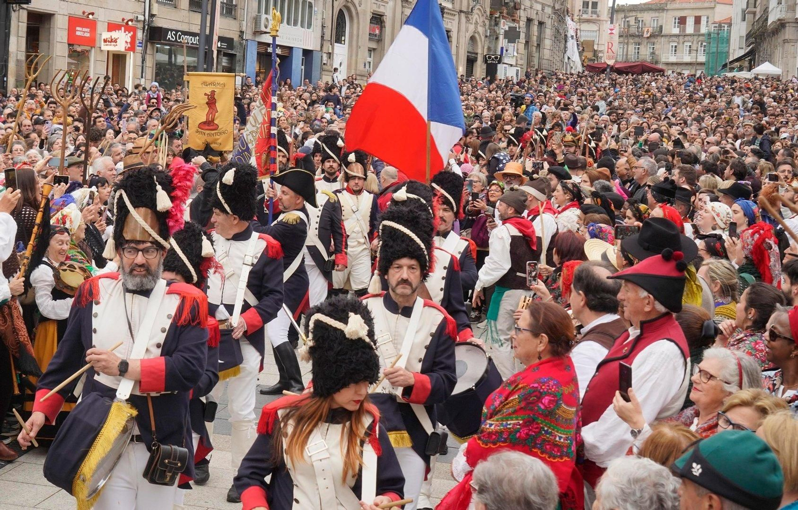 Representación de la Reconquista de Vigo 2024.