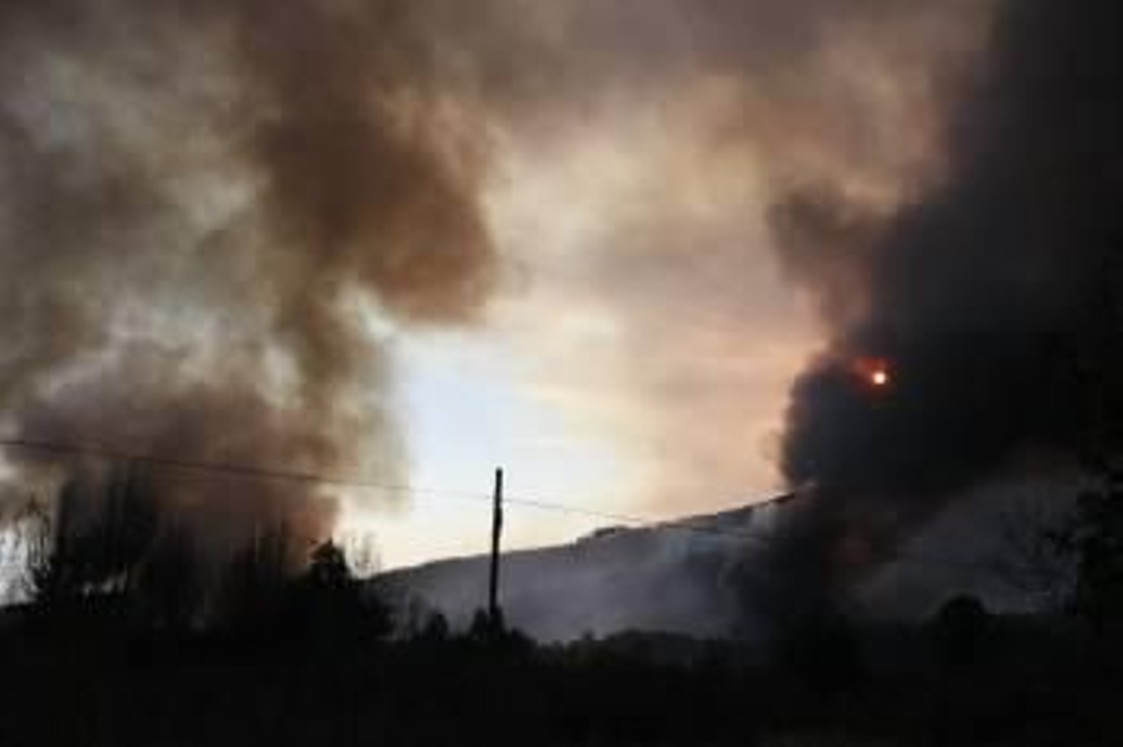 Fotografía del incendio (Foto: Jainer Barros)