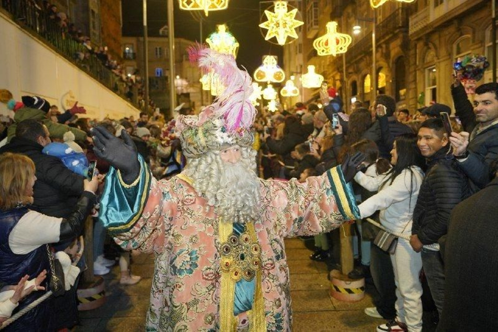 La Cabalgata de los Reyes en Vigo 2024.