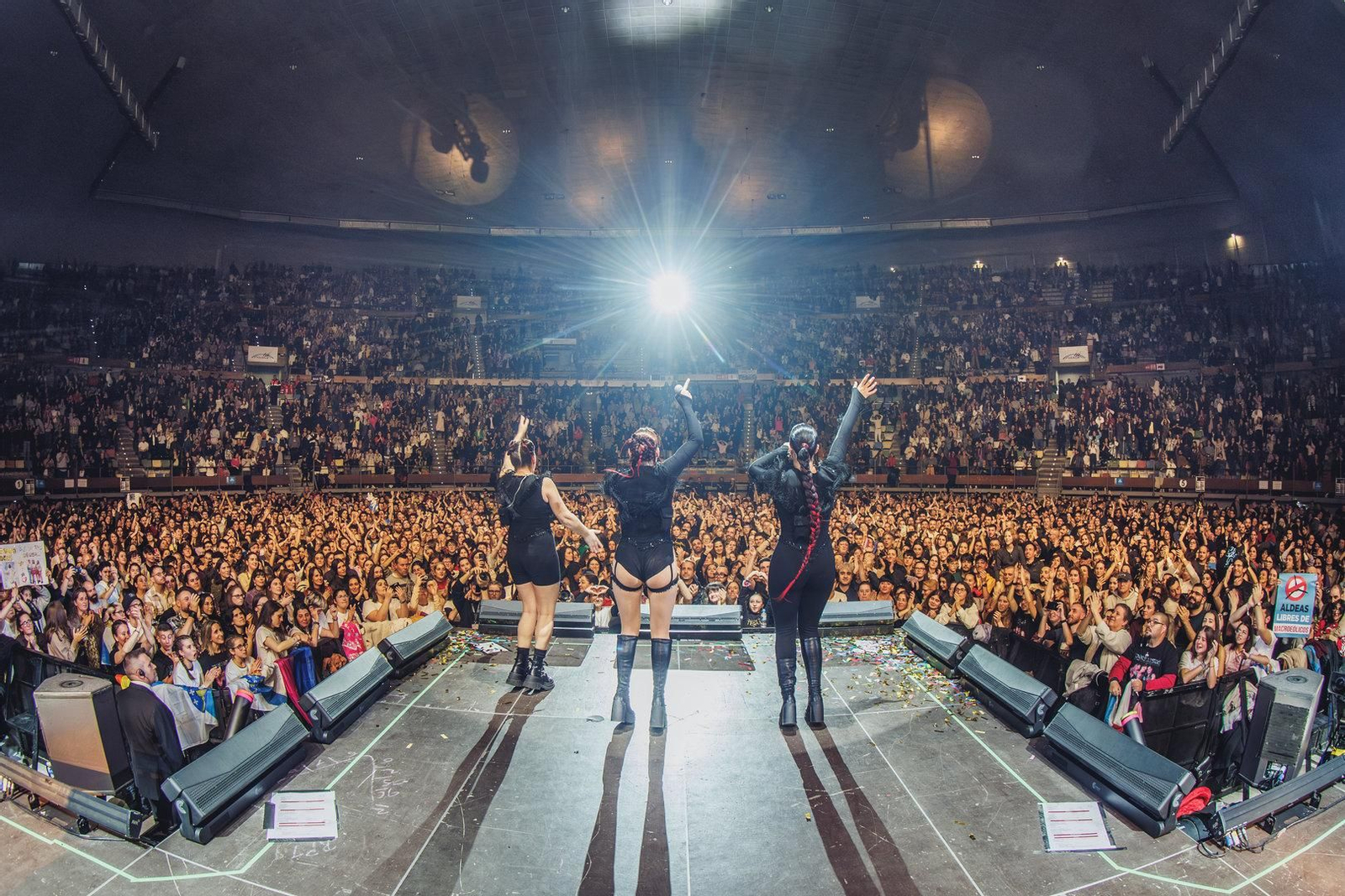 Tanxugueiras no Coliseum da Coruña. // Foto: Javier Bragado
