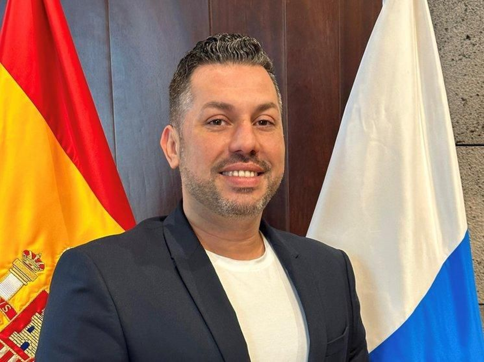 En la imagen el director general de Emigración del Gobierno de Canarias, José Téllez.