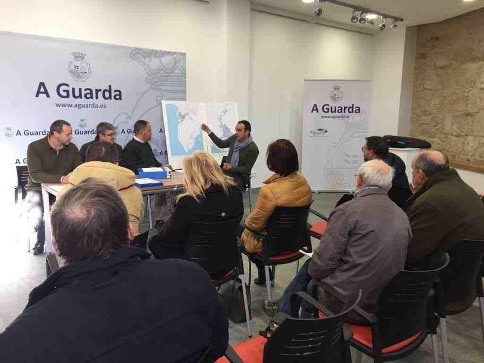 El alcalde en un momento de la presentación del proyecto.