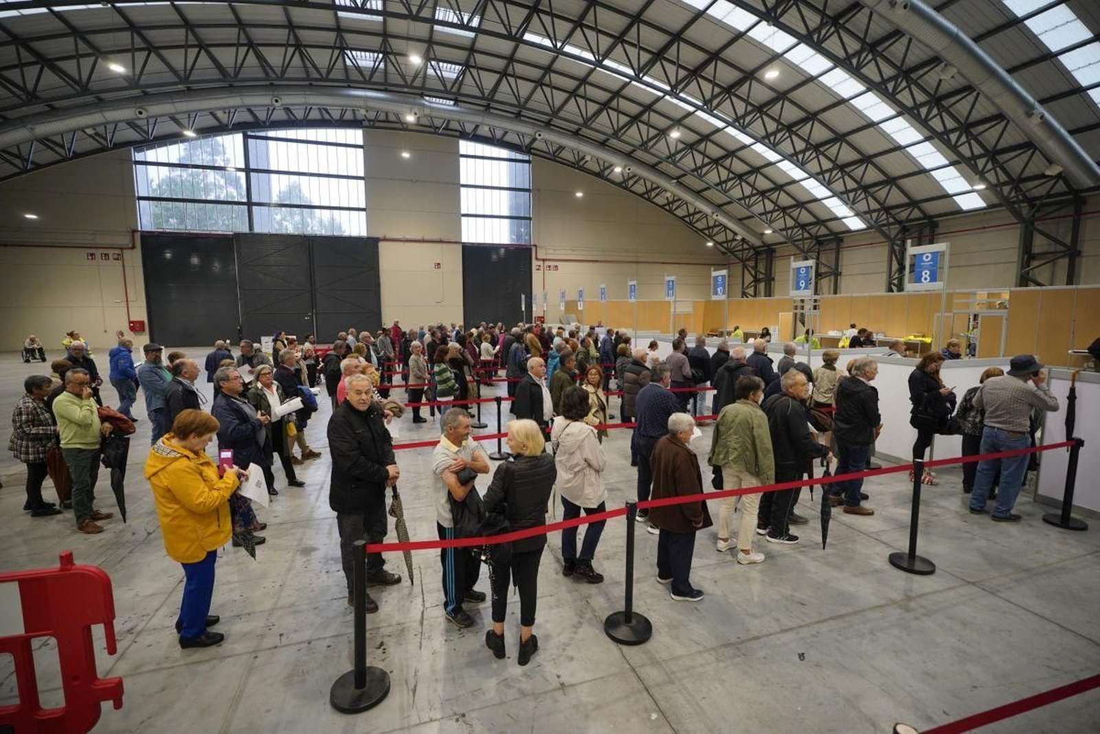 El recinto ferial reabrió ayer sus puertas como vacunódromo y seguirá hasta el 6 de noviembre.