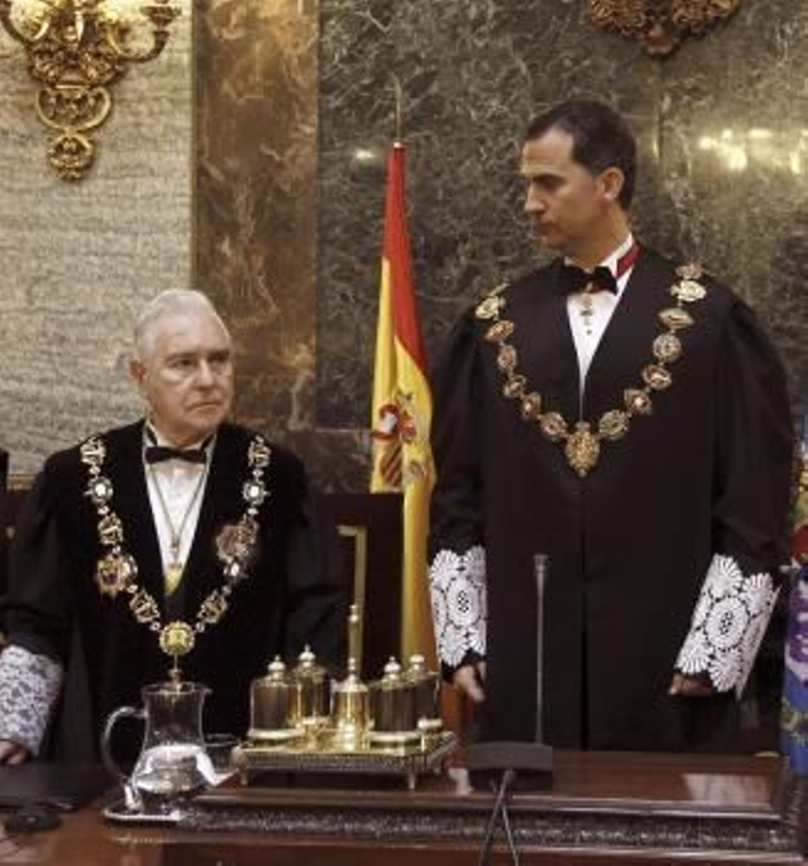 Carlos Dívar, en el bicentenario del Supremo.