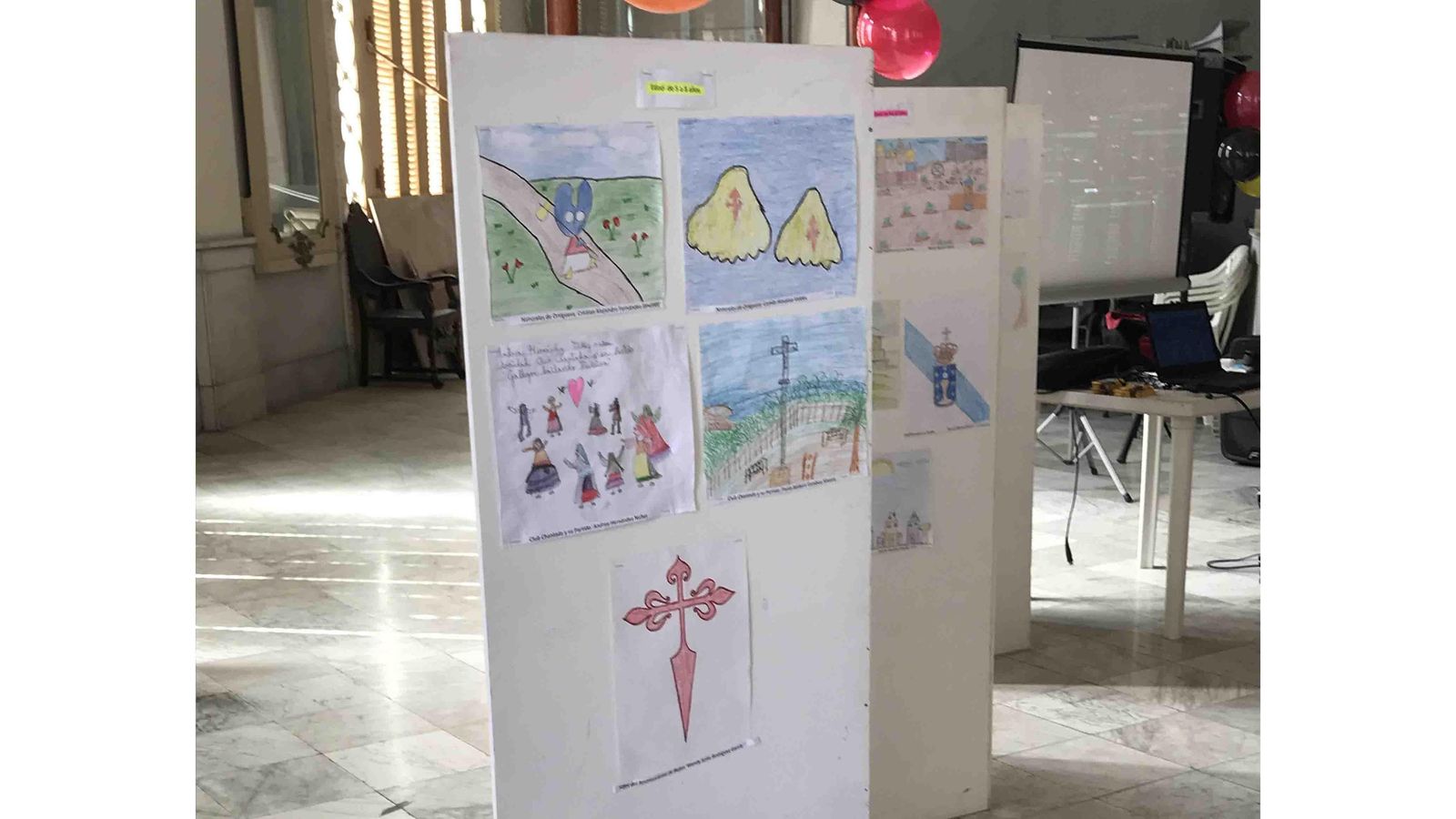 Dibujos del concurso ‘Camiño de Santiago’