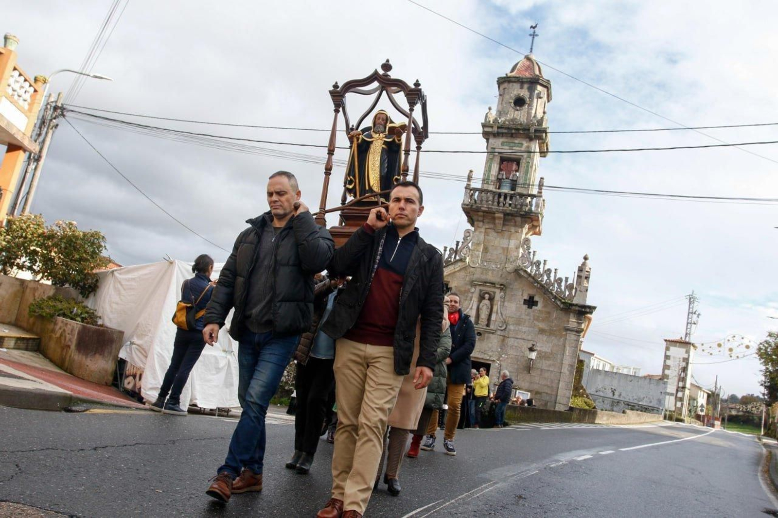 Procesión de San Amaro en Matamá.