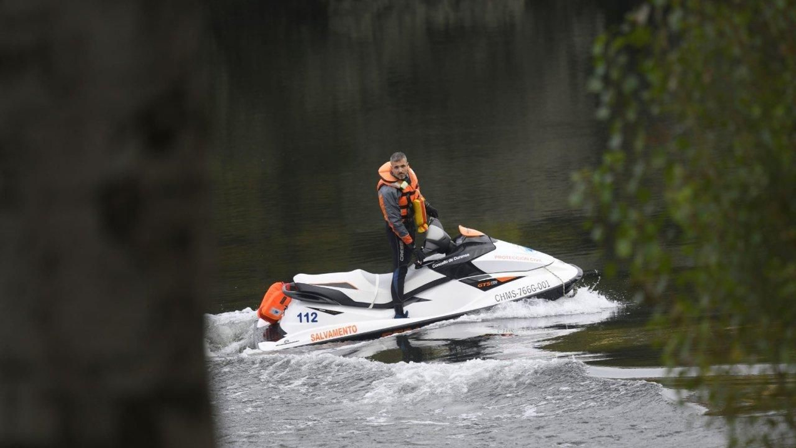 Lugar donde apareció al cadáver en el Miño. // Óscar Pinal