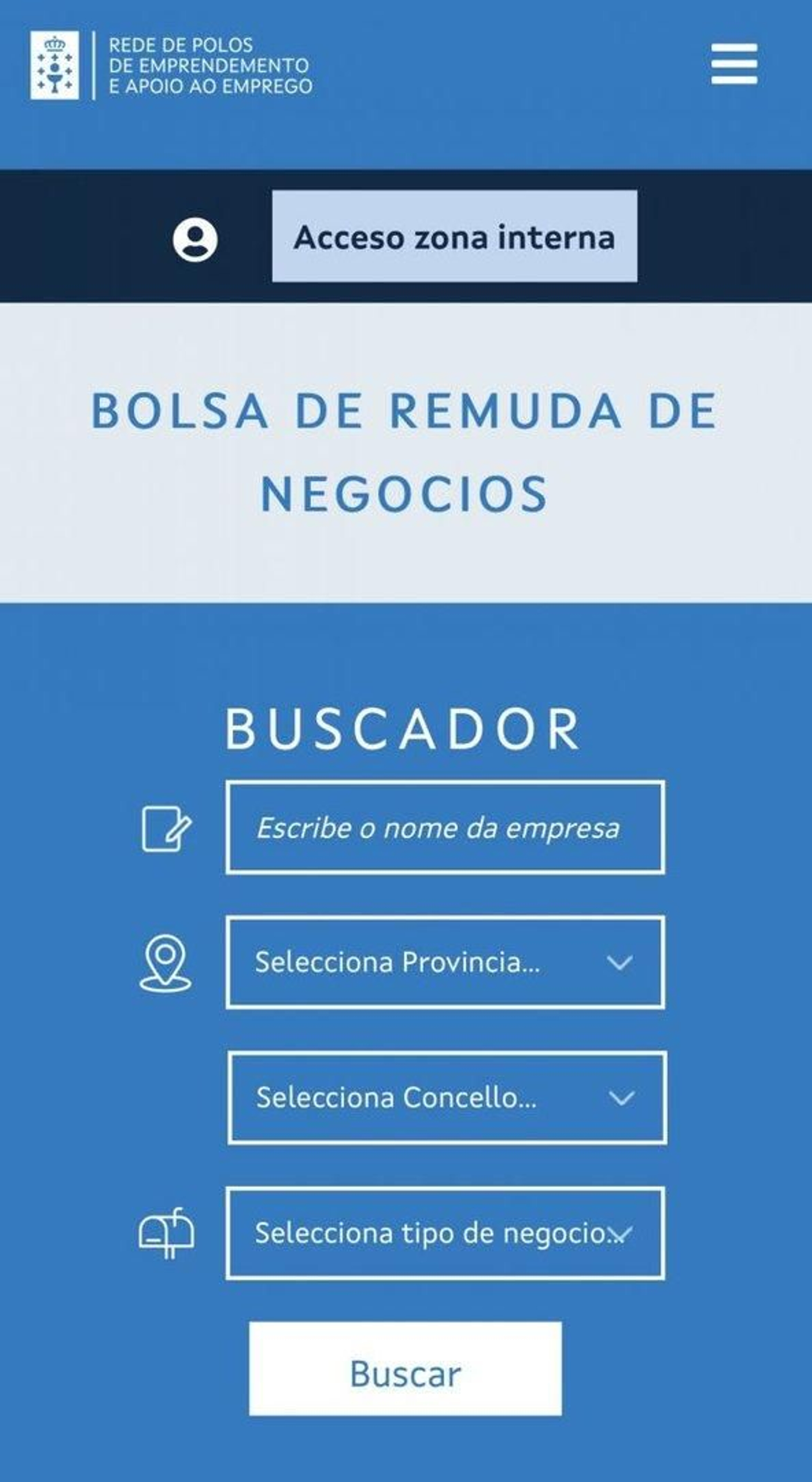 El buscador de negocios.