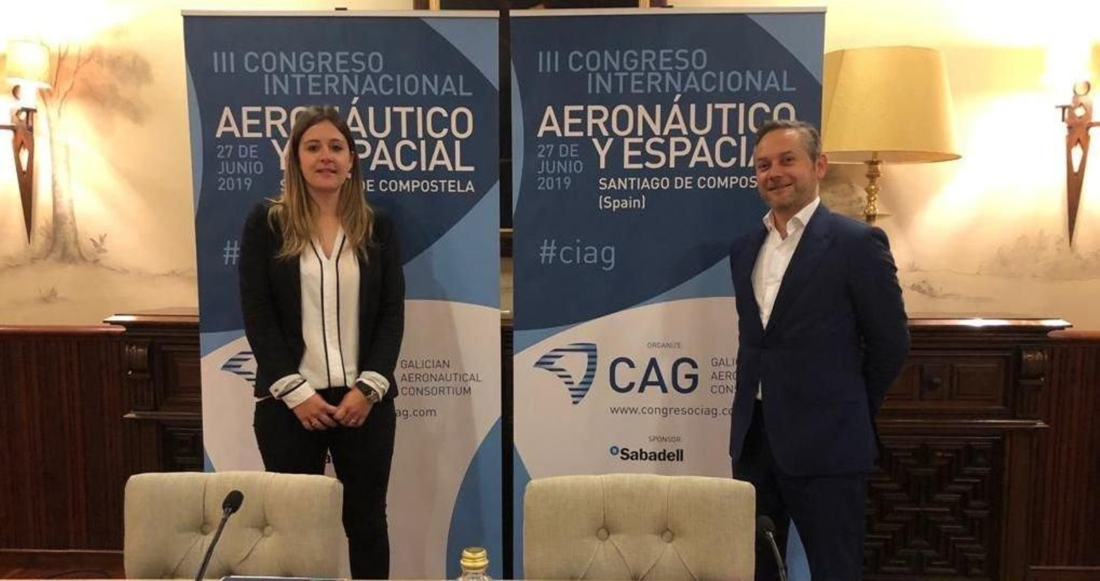 Jennifer Barreda y Enrique Mallón, de Asime.