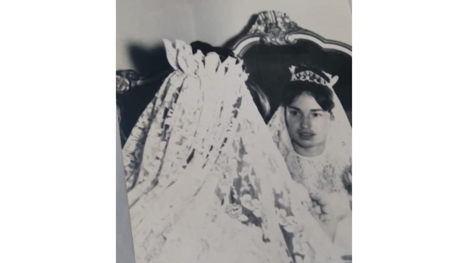 Maisa Ouzande. Mantilla española para su boda