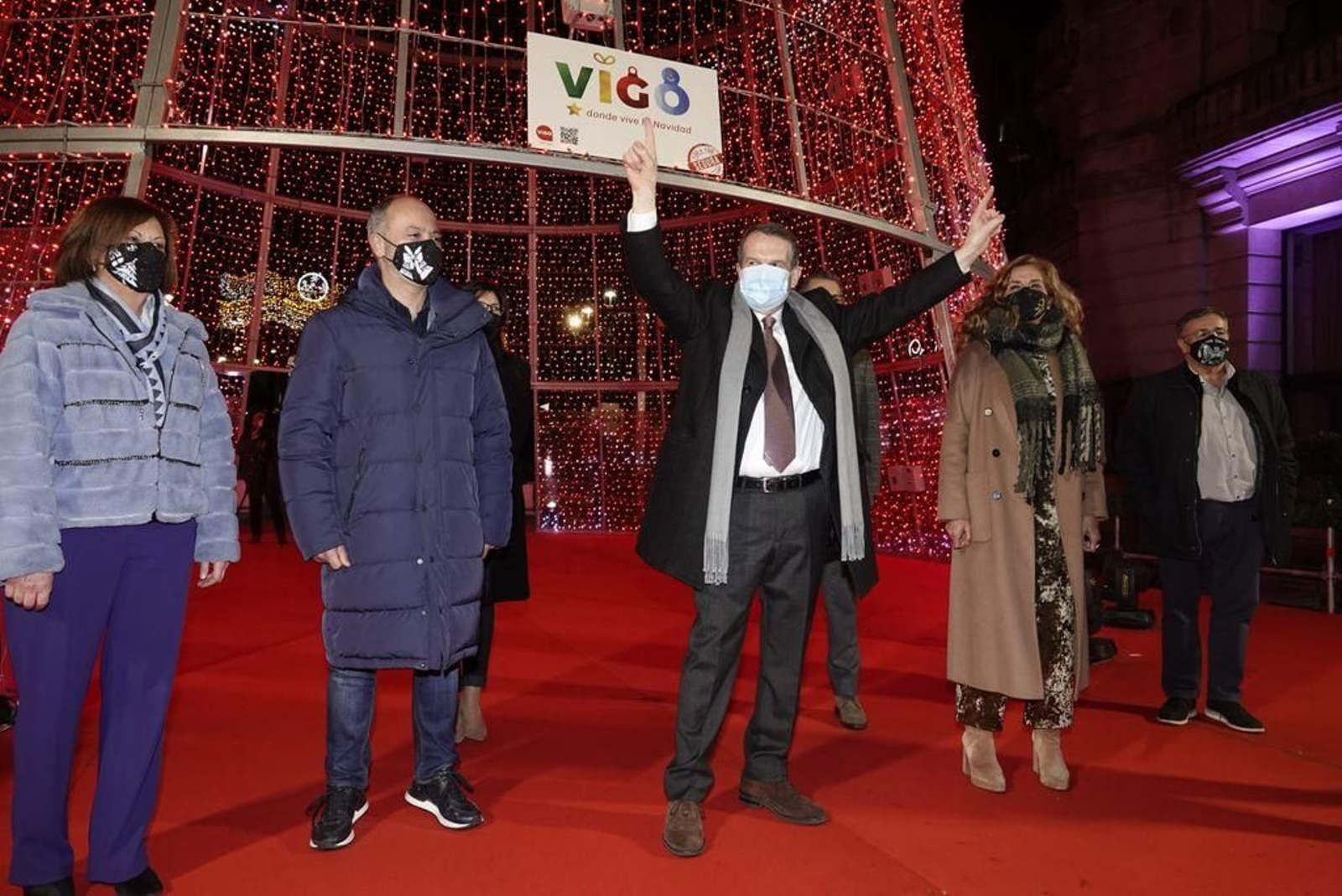 Encendido de las luces de la Navidad en Vigo // Vicente