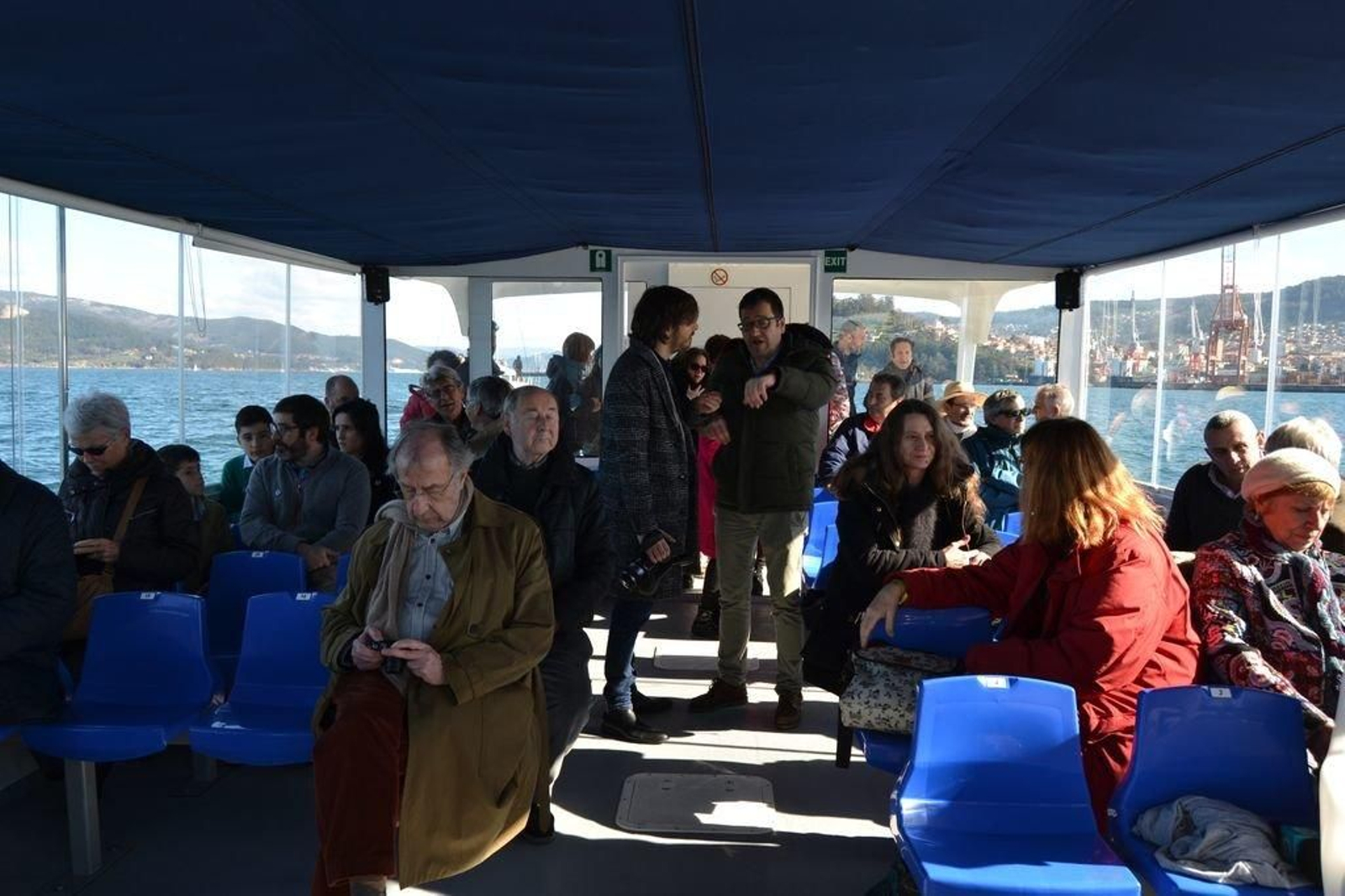 Los mayores pasearán por la Ría de Vigo a bordo del 'Nautilus'.