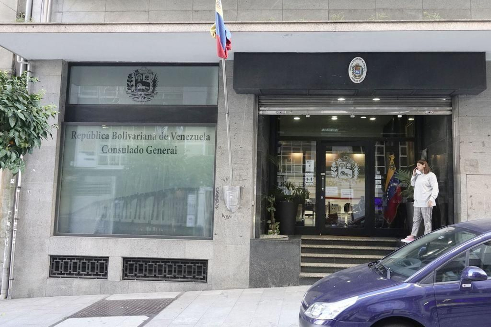 El consulado de Venezuela, uno de los que funcionan como delegación diplomática en Vigo.