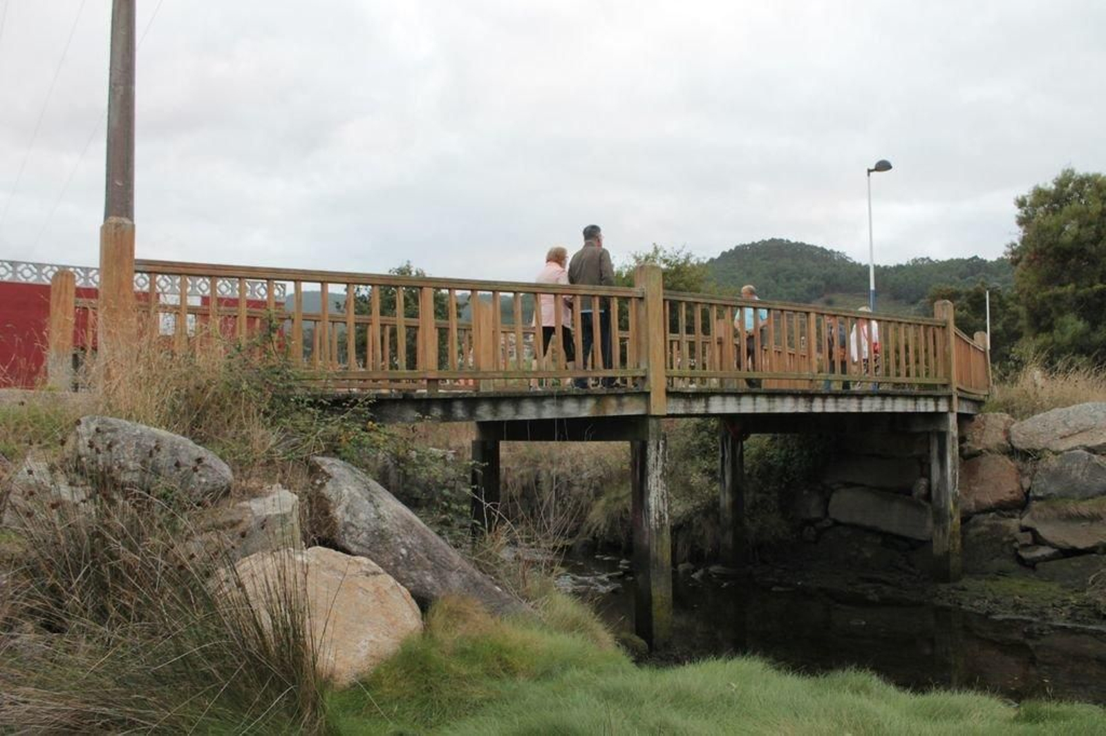 El puente ubicado en Sabarís da continuidad al carril bici y se encuentra próximo a otro de mayor longitud.
