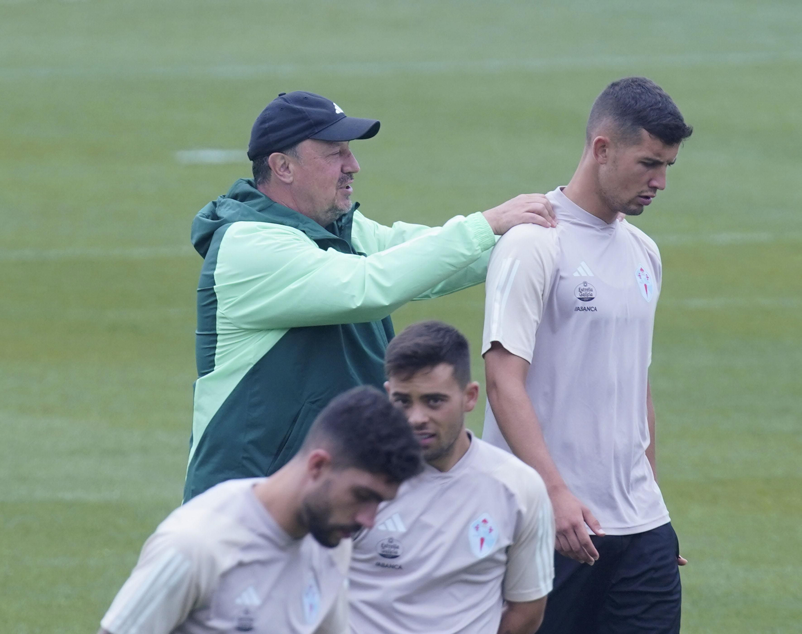 Entrenamiento del Celta en Mos.