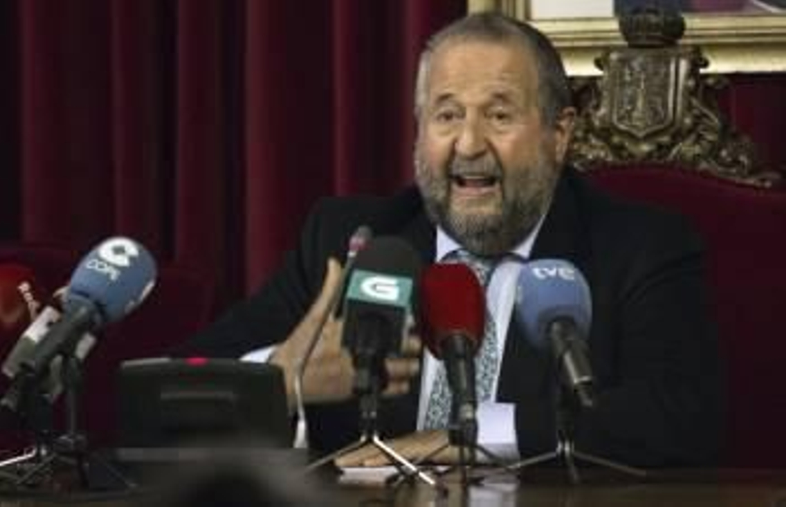 López Orozco, durante su comparecencia pública. (Foto: A.TRIGO/P.ELISEO)