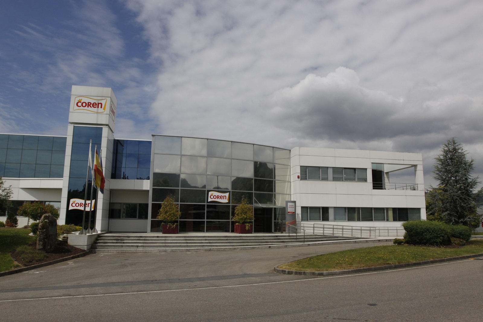 Las instalaciones del Grupo Coren en Santa Cruz de Arrabaldo.