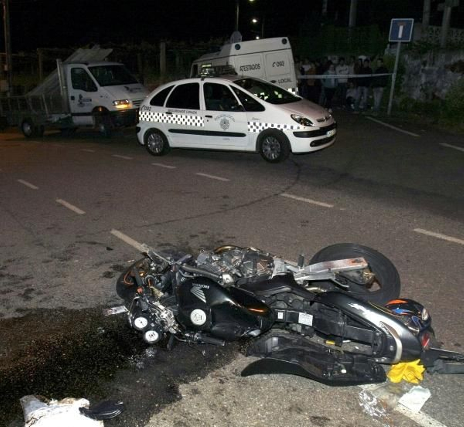 Imagen de la motocicleta siniestrada. (Foto: Sxenick)