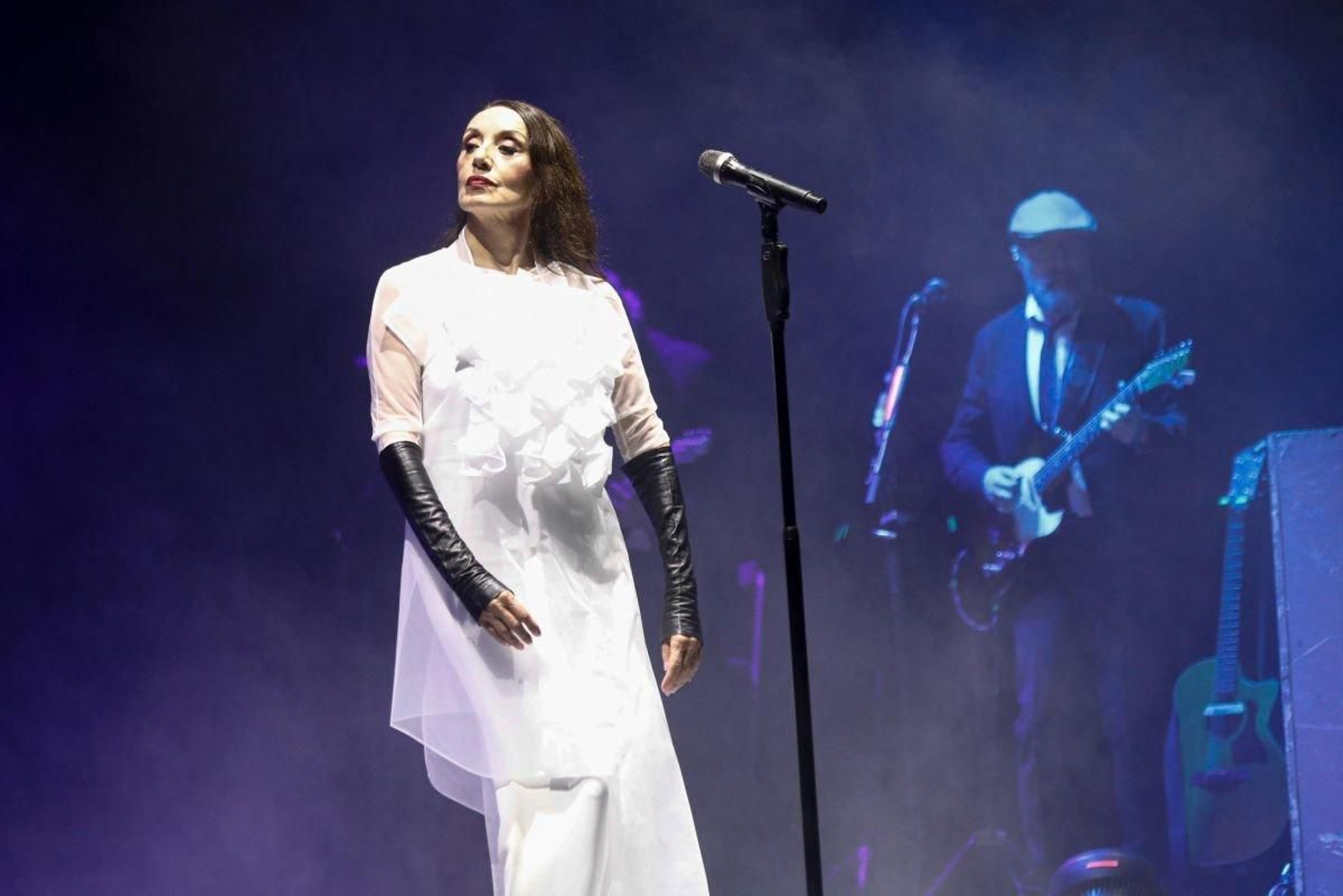 Luz Casal en el teatro García Barbón el año pasado.