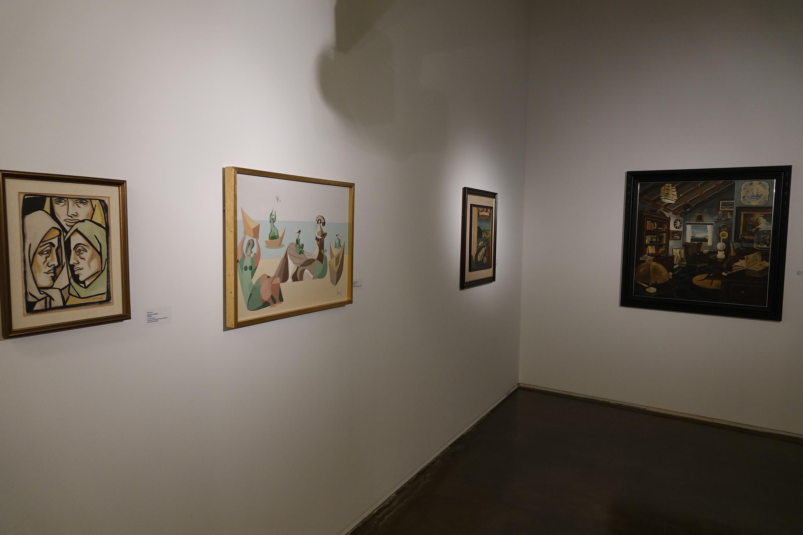 Presentación en la Pinacoteca de "Nos vieiros da arte galega", sobre a colección municipal de Francisco Fernández del Riego.