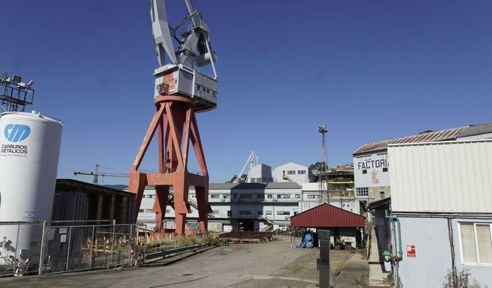 Las instalaciones de Vulcano, cerradas hace meses.