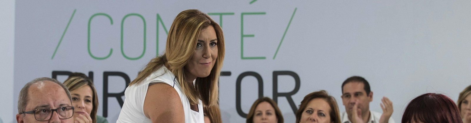 La secretaria general del PSOE-A y presidenta andaluza, Susana Díaz