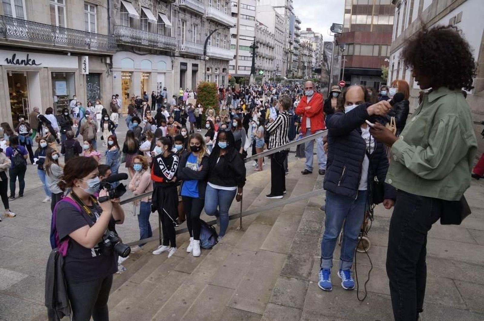 Concentraciones Black Lives Matter en Vigo 2