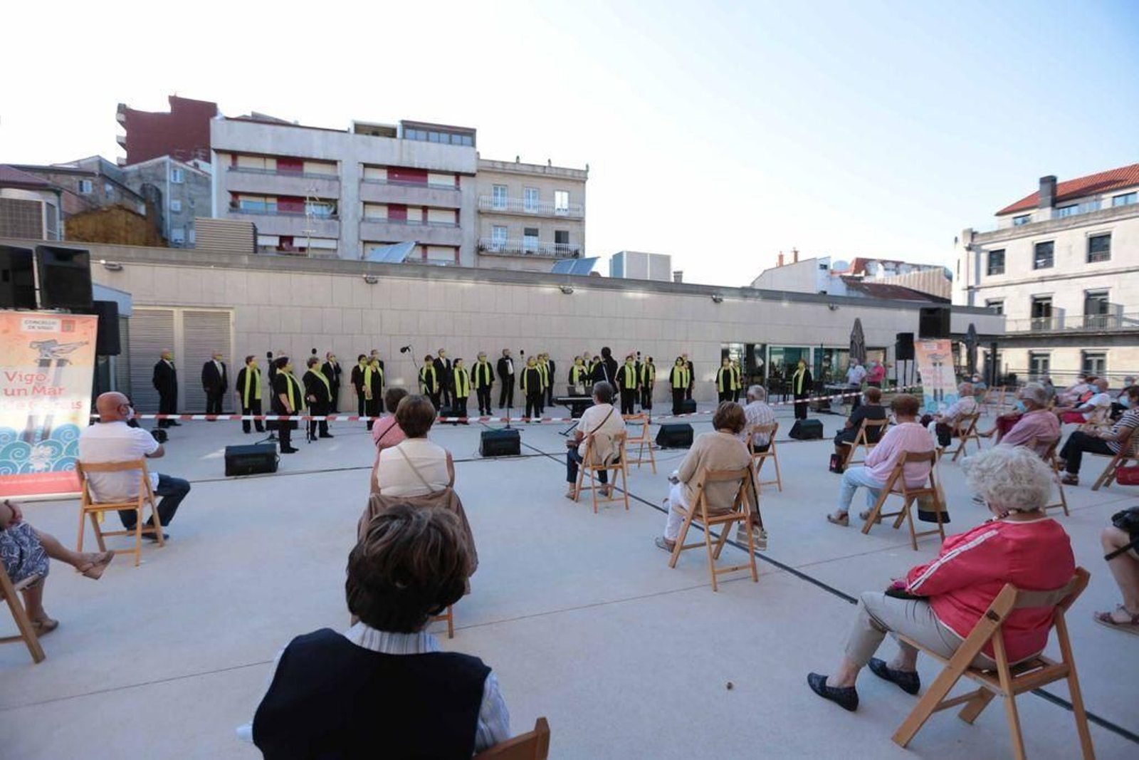 La Praza do Progreso completó el aforo.