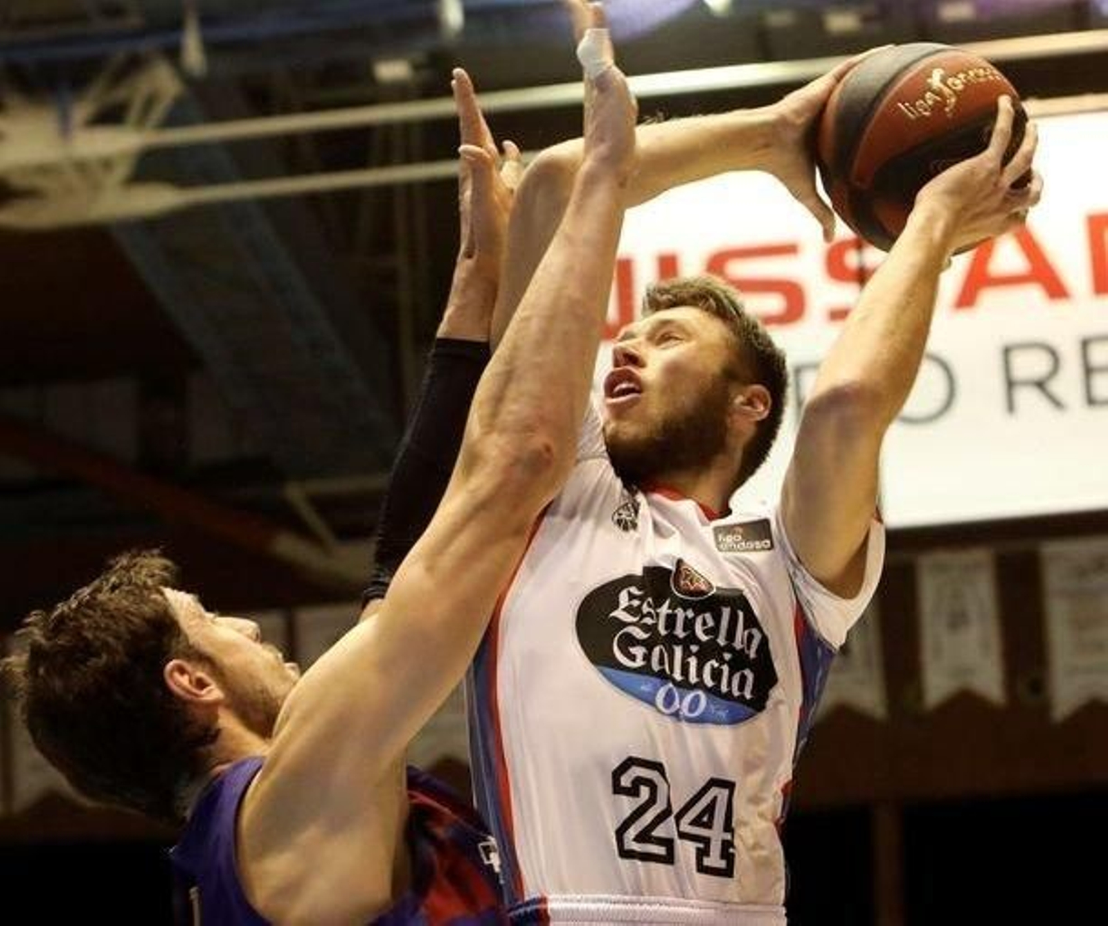 Tomic y Daum, en el partido