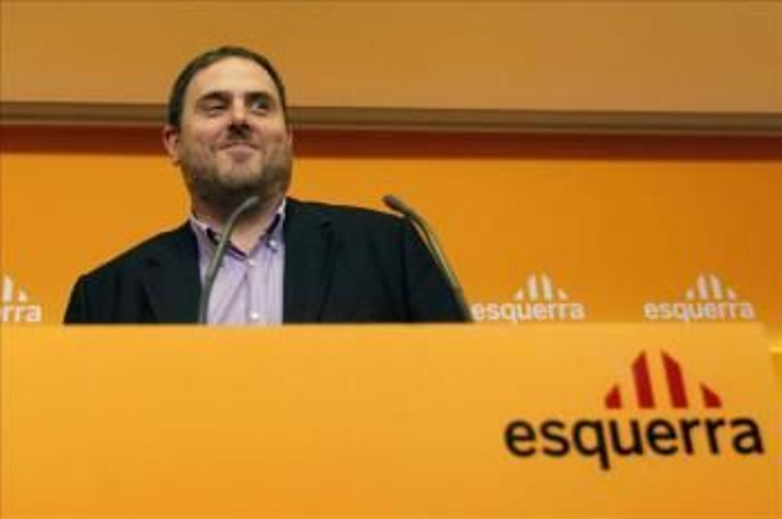 El presidente de ERC, Oriol Junqueras